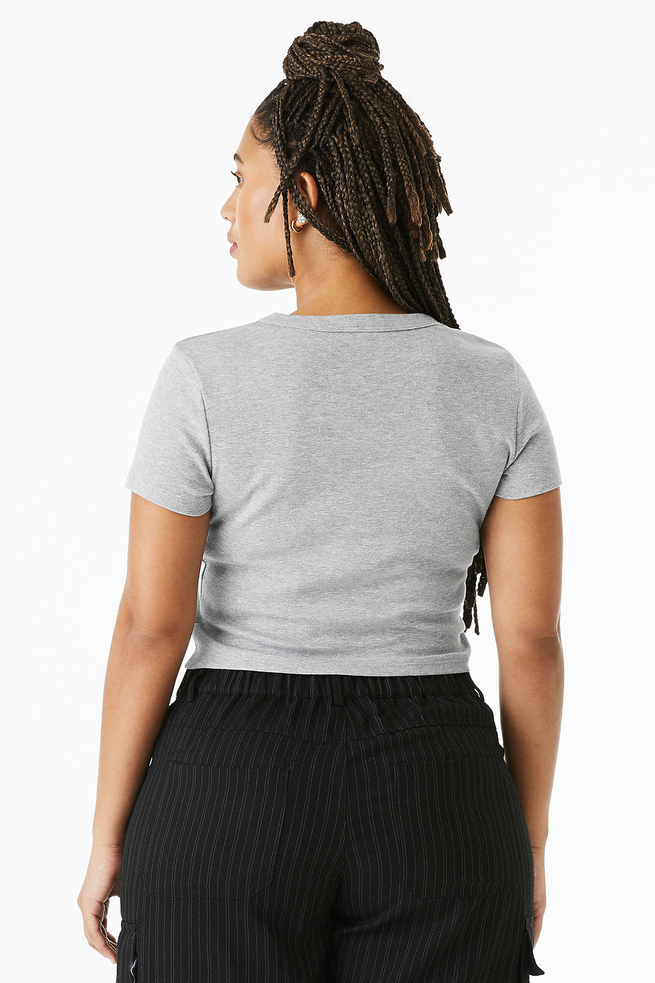 Wo's micro rib baby tee