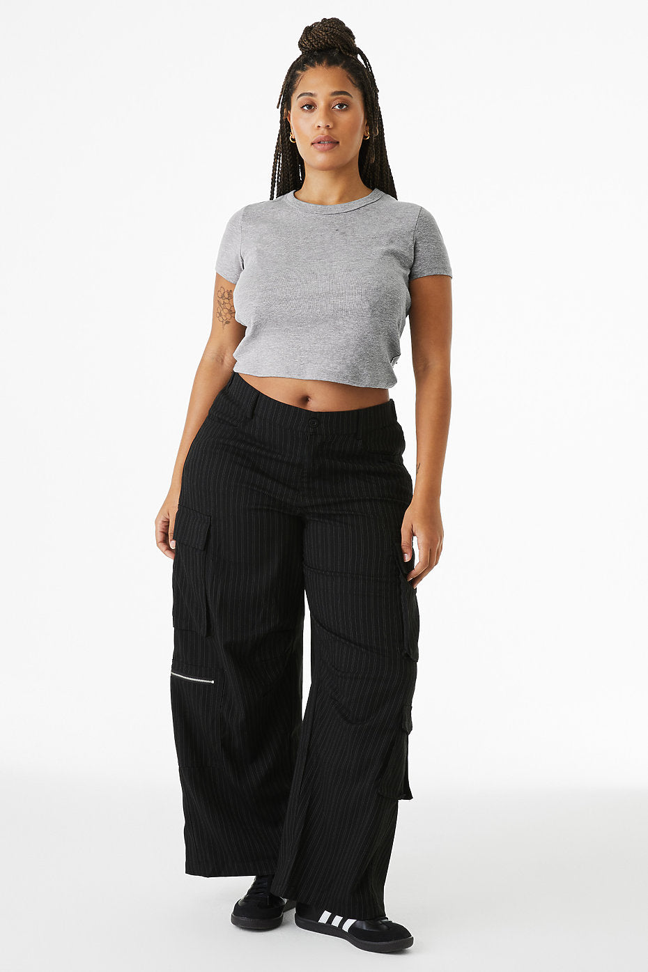 Wo's micro rib baby tee